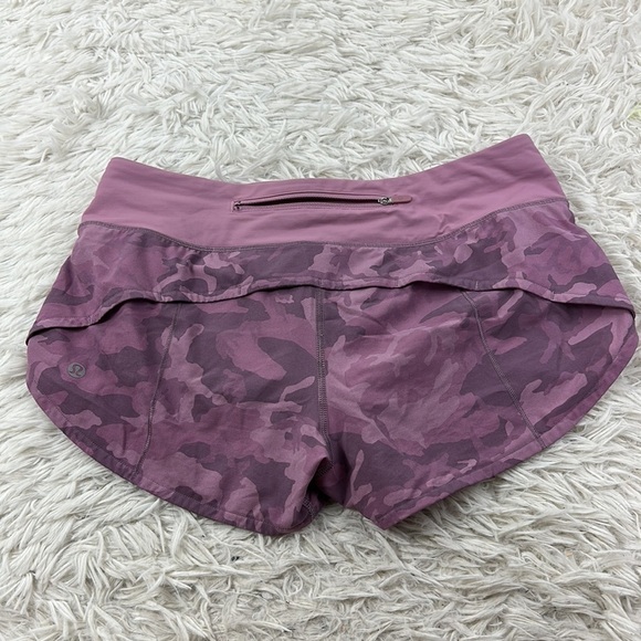 Lululemon Speed Up Short *2.5" Incognito Camo Pink Taupe Multi / Pink Taupe - Picture 2 of 5